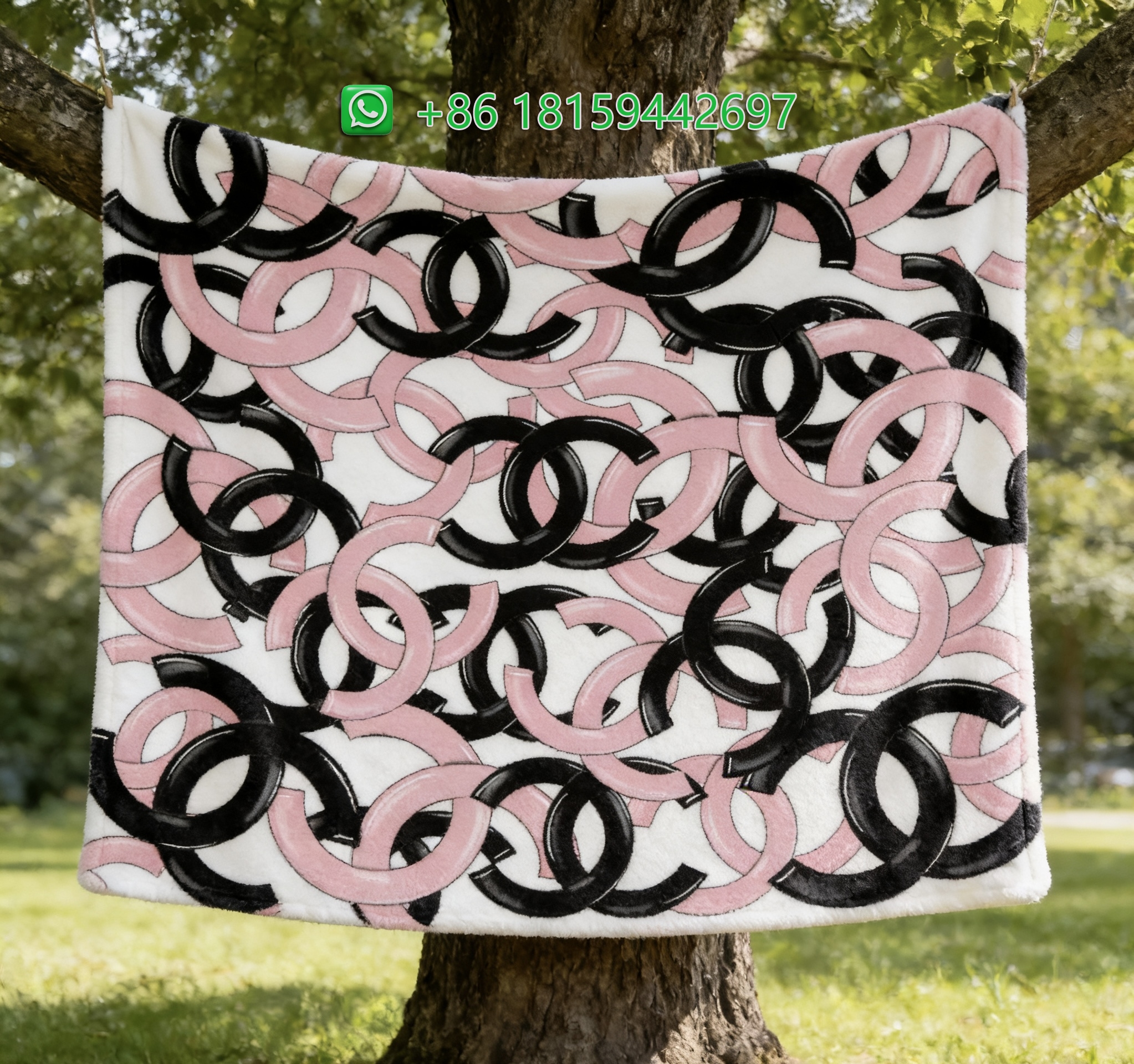 Chanel Throw Blankets
